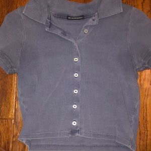 Brandy Melville Blue Polo
